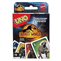 Jurassic World Toys Dominion Card Game with Themed Deck & Special Rule, Gift for Kid, Adult & Family Game Nights, Ages 7 Years Old & Up