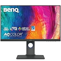 BenQ PD2705Q Mac-Ready Monitor 27” QHD 1440p | 100% Rec.709 & sRGB | IPS | DeltaE ≤3 | Calibration Report | ICC Sync | AQCOLOR | Pantone | Ergonomic | DisplayPort | USB-C(65W) | USB Hub | Daisy Chain