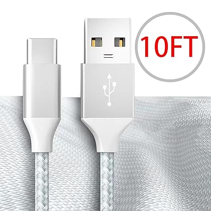 10Ft USB to Type C Fast Charger Cable Cord for iPad Pro 12.9-inch (3rd 4th 5th Generations), iPad Pro 11-inch (1st 2nd 3rd Generations), New iPad Mini 6th & iPad Air 4th Generation Charging Cable