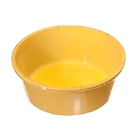 Medline DYND80311 Plastic Washbasin, Gold, 5 Quart Capacity, 4.25
