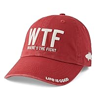 Life is Good WTF Chill Cap Faded Red One Size