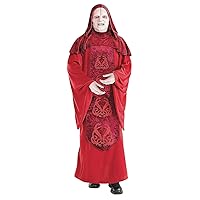 Premium Red Men's Deluxe Star Wars Emperor Palpatine X-Large Costume (46-48) 1 Set - Ideal for Cosplay and Themed Parties