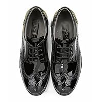 Boys Patent Brogue Dress Shoes Lace Up Formal Wedding Pageboy Footwear