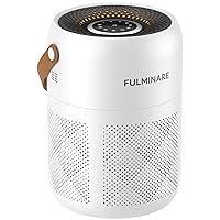 FULMINARE Air Purifiers for Bedroom, H13 True HEPA Air Purifiers for Home, Pets, Office, Quiet Small Air Filters with Timer Sleep Mode Speeds Control Night Light