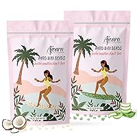 1lb cream wax beads & 1lb aloe wax beads hair removal for the whole body