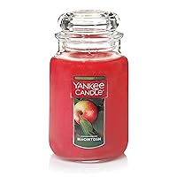 Macintosh Scented, Classic 22oz Large Jar Single Wick Candle, Over 110 Hours of Burn Time