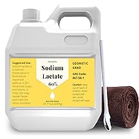 21.17 Ounce Sodium Lactate for Soap Making & Lotions, Premium Sodium Lactate Liquid, 60% Concentration, Cosmetic Grade, Moisturize Anti-Aging, Makes Soap Harder and Unmold Faster