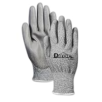 D-ROC Lightweight Polyurethane Palm Coated Cut Resistant Work Gloves Size 5/XXS