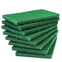 8PCS Scouring Pad - Premium Heavy Duty Scrub Pads with AntiGrease Technology, Reusable Household Green Dish Scrubber, Multipurpose Scour pad - for Kitchen Scrubber & Metal Grills, 3.9 x 5.9 x 0.36IN