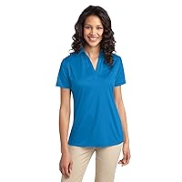 Port Authority Ladies Silk Touch Performance Polo, Brilliant Blue, 4XL