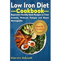 Low Iron Diet Cookbook: Beginners Healthy Meal Recipes to Treat Anemia, Reduces Fatigue and Boost Hemoglobin Low Iron Diet Cookbook: Beginners Healthy Meal Recipes to Treat Anemia, Reduces Fatigue and Boost Hemoglobin Paperback Kindle
