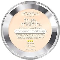 L'Oréal Paris True Match Super-Blendable Compact Makeup, W1 Porcelain, 0.3 oz.