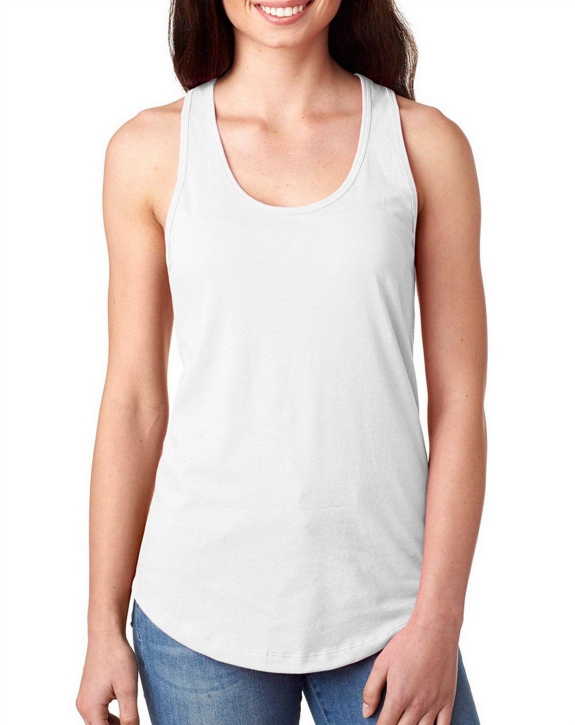 Next Level Ideal Racerback Tank White XX-Large (Pack of 5)