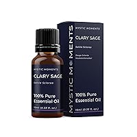 Mystic Moments | Clary Sage Essential Oil - 10ml - 100% Pure