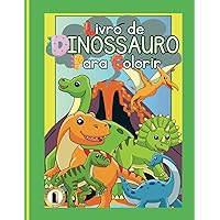 Livro Para Colorir de Dinosauro (Portuguese Edition)