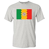 UGP Campus Apparel Los Angeles US City Flag Basic Cotton T-Shirt - 3X-Large - Sport Grey