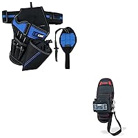 KUNN 3-in-1 Right-Handed Drill Holster with Magnetic Wristband & 5-Pockets Maintenance Tool Pouch with Belt Clip