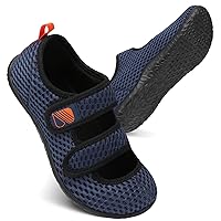 Besroad Womens Mens Slippers Lightweight Walking Shoes Adjustable Wide Diabetic Slippers Non-Slip Sneakers Sandals