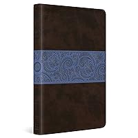 ESV Thinline Bible (TruTone, Chocolate/Blue, Paisley Band) ESV Thinline Bible (TruTone, Chocolate/Blue, Paisley Band) Imitation Leather