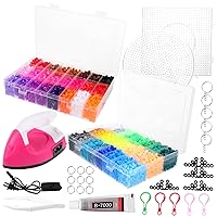1 Set Beanie Set Fuse Beads DIY Toy DIY Beads Toy Applique Flowers for Sewing Fuse DIY Beads Educational Craft Toy Stencil of a Mailbox Toys Puzzle Plastic Primary School Crafts
