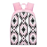 Boho Geometric Style Travel Laptop Backpack 13 Inch Lightweight Daypack Causal Shoulder Bag