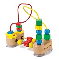 First Bead Maze - Wooden Educational Toy for Floor, High Chair, or Table - Infant Maze Toy, Bead Maze Toys For Toddlers And Babies 4.2 x 7 x 8.6 inches ; 1.3 pounds