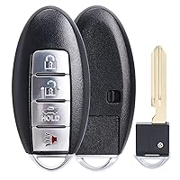 Key Fob Replacement Fits for Nissan Altima 2007-2012, Maxima Murano 09-14, Infiniti G25 G35 G37 FX35 Q60 & More Keyless Entry Remote Control Smart Proximity Car Key Fobs KR55WK48903 KR55WK49622
