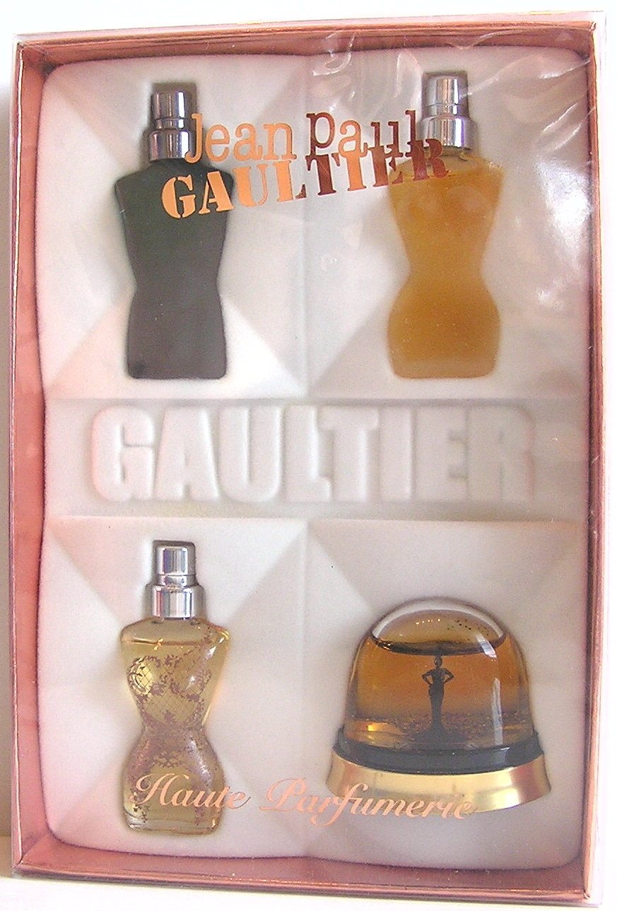 JEAN PAUL GAULTIER Variety by Jean Paul Gaultier Set-4 Piece Mini Variety with JEAN PAUL GAULTIER for Men and JEAN PAUL GAULTIER EDT & EDP for Wome...