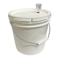 North Mountain Supply 2 Gallon Fermenting Bucket with 2-Piece Airlock