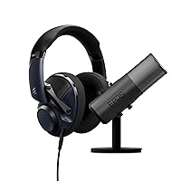 EPOS H6Pro & B20 Streaming Bundle | Open Acoustic Gaming Headset and Microphone Set | Wired Gaming Headphones & Gaming Mic Bundle for your Computer Streaming Setup | Microphone For PC & Gaming Headset