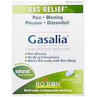 Boiron Gasalia, 3 Pack, (60 Tablets per Pack), Homeopathic Medicine for Gas Relief