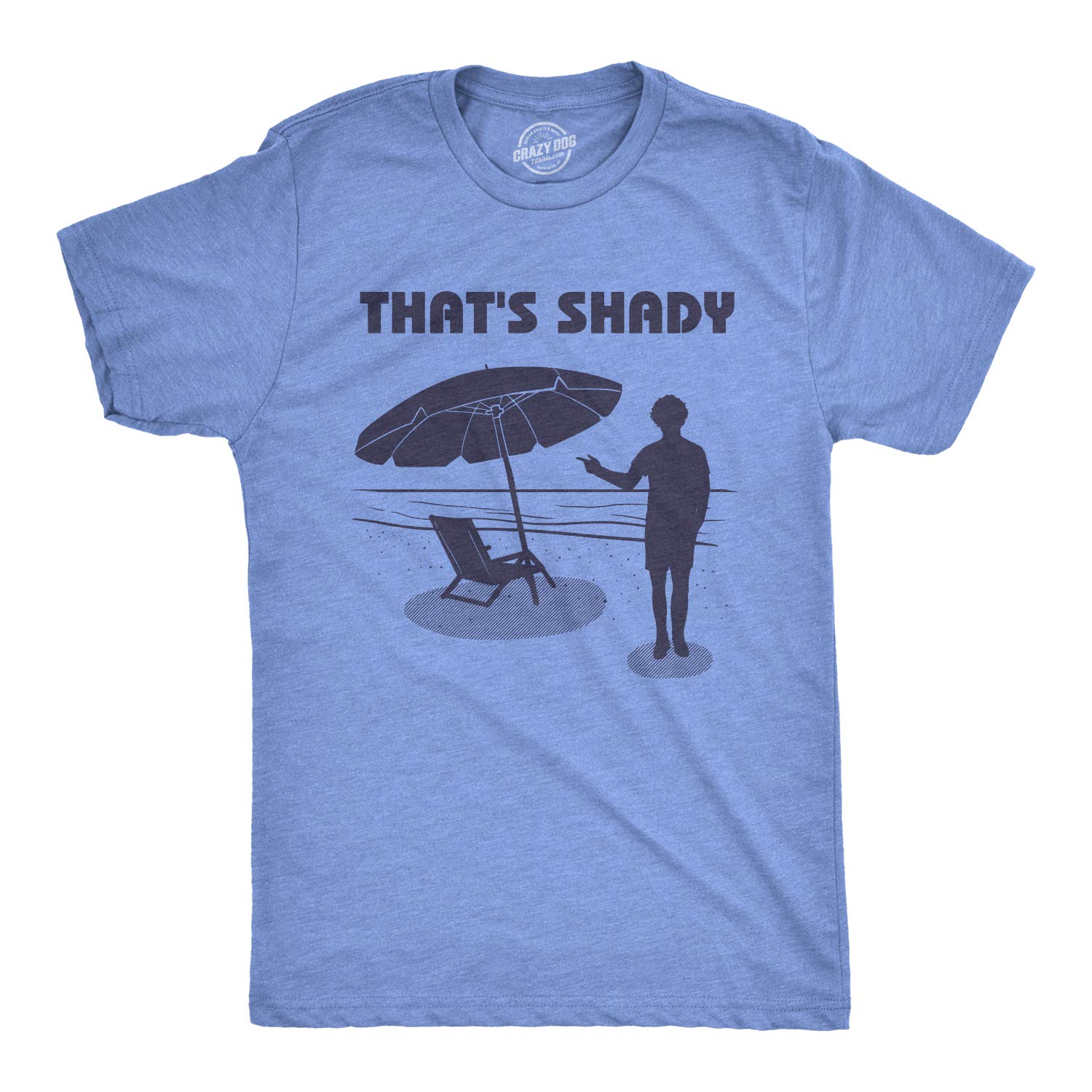 Mens Thats Shady T Shirt Funny Beach Vacation Sarcastic Hilarious Graphic Tee
