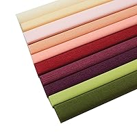 Lia Griffith Extra Fine Crepe Paper Folds Rolls, 10.7-Square Feet, Assorted Colors