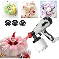 O'crème Cake Airbrush – Manual – Plastic Sprayer and 4 Cylinders – Suitable  for Edible Paint and Glitter on Chocolates, Cakes, Cupcakes and More