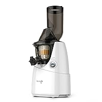 Whole Slow Juicer White B6000W with Sortbet Maker, Cleaning Tool Set, Smart Cap and Recipe Book 9