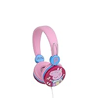 Peppa Pig Over The Ear Headphones HP1-01057 | Soft and Cushioned Ear Pieces to Fit Any Size, Adjustable Headband Headphones, Great Sound, Volume Limiting Technology, Model Number: HP1-01708