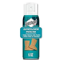 Scotchgard Nubuck & Suede Leather Protector Spray, Suede Spray for Footwear and Accessories, Leather Protectant Spray, 6 Oz