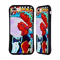 Head Case Designs Officially Licensed Mad Dog Art Gallery Rooster Animals Hybrid Case Compatible with Apple iPhone 7 Plus/iPhone 8 Plus