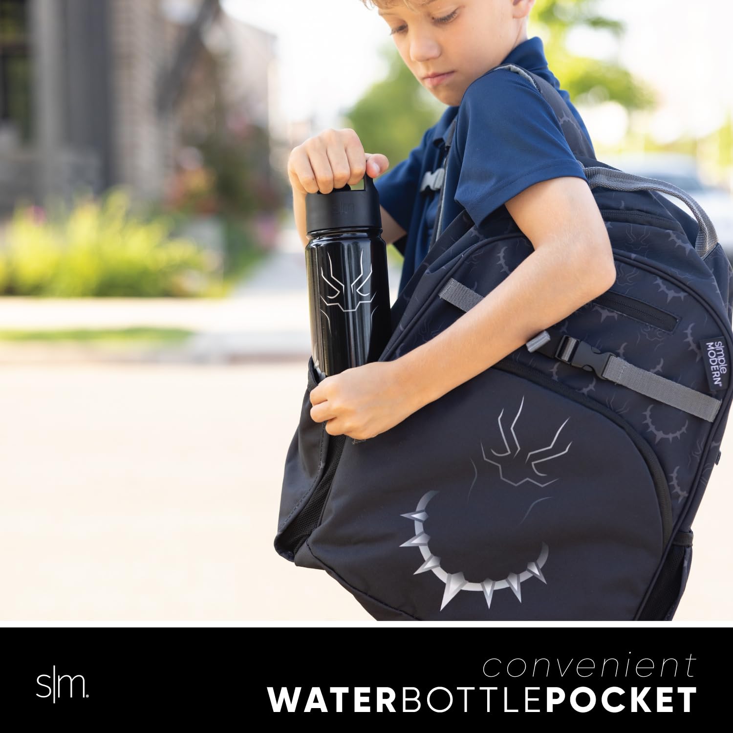 Simple Modern Marvel Toddler Backpack for School Boys | Kindergarten Elementary Kids Backpack | Fletcher Collection | Kids - Medium (15