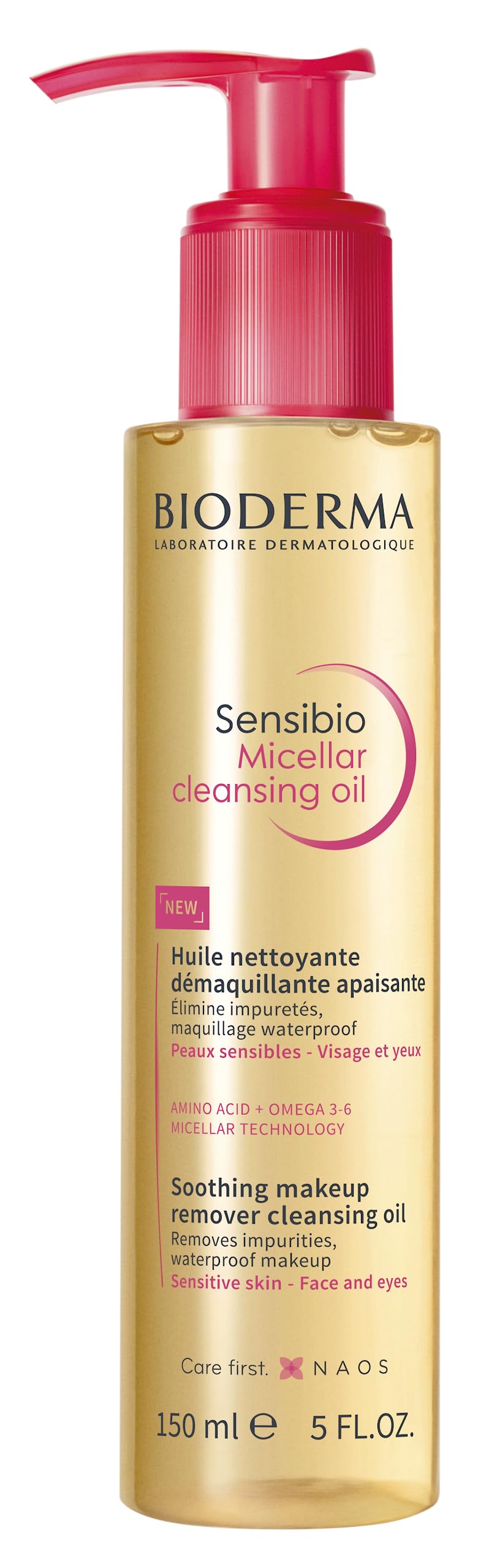 Bioderma - Sensibio Micellar Cleansing Oil 150ml - The 1st eco-biological micellar oil that cleanses and cares for the skin
