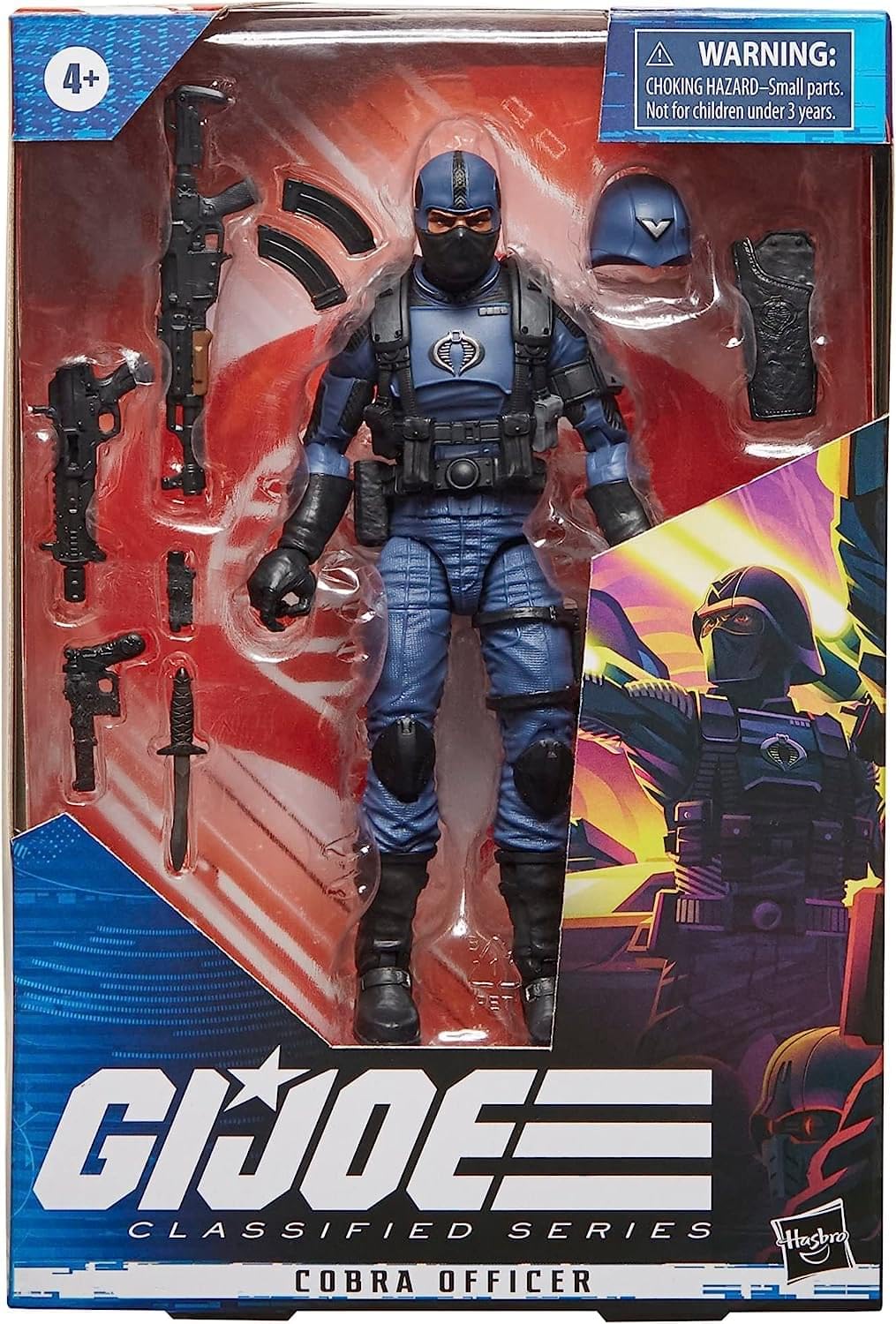 G.I. Joe Classified Series Cobra Officer Action Figure 37 Collectible Premium Toy with Multiple Accessories 6-Inch-Scale, Custom Package Art