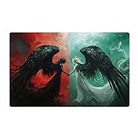MTG playmat card game playmat 24 x 14 Inch Non-Slip Rubber Bottom Compatible for TCG Angel playmat card playmat mouse pad (6)