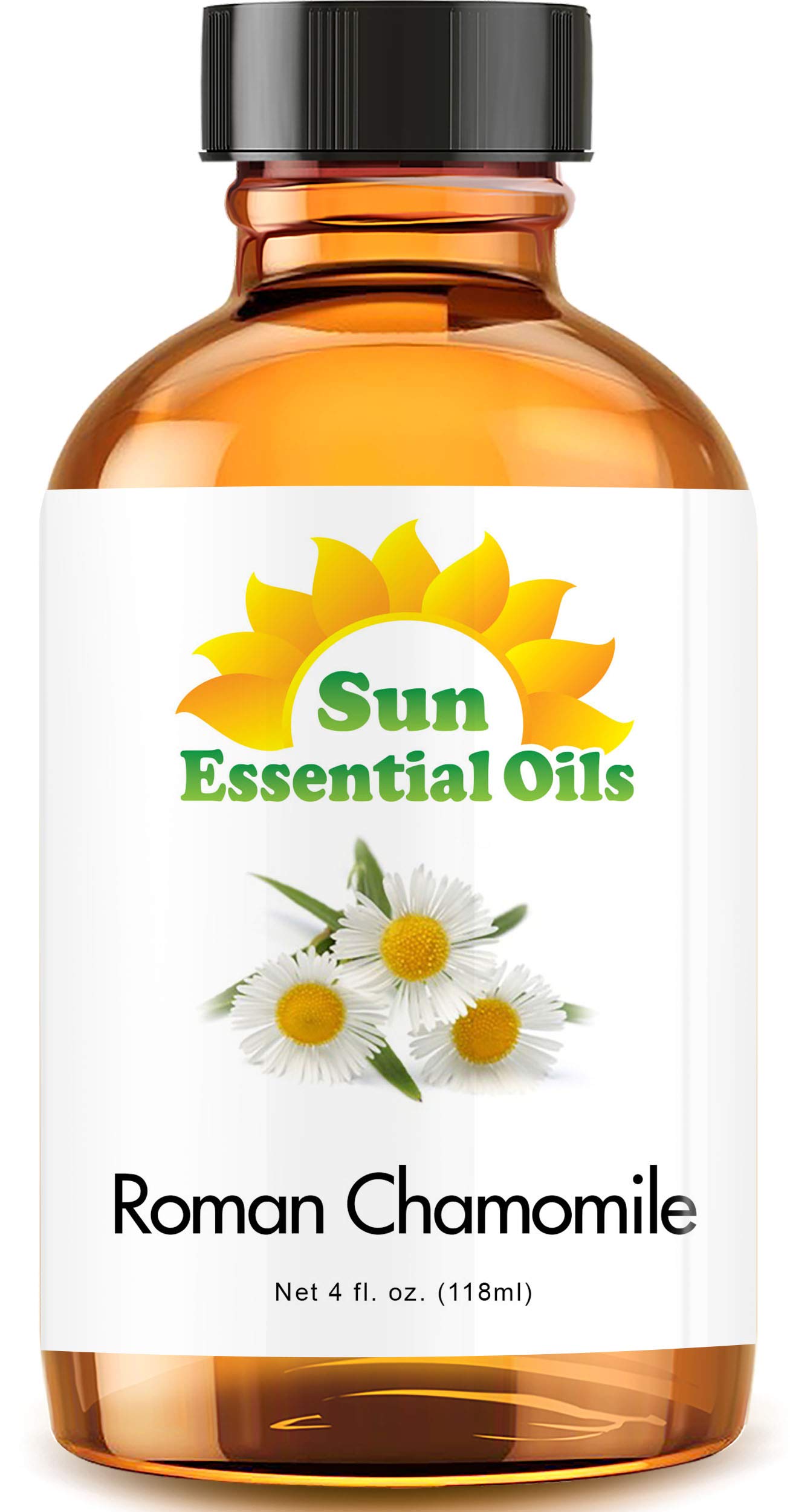 Sun Essential Oils 4oz - Chamomile (Roman) Essential Oil - 4 Fluid Ounces