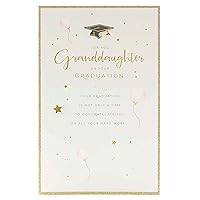 Grandaughter Graduation Card - University Graduation Card for Grandaughter - Congratulations Graduation Card for Her - Congratulations Card - Well Done Card from Grandparents