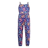 YiZYiF Kids Girls Jumpsuit One Piece Floral Dinosaur Playsuit Strap Romper Summer Outfits Clothes