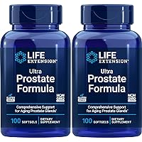 Ultra Prostate Formula, 100 Softgels (Pack of 2) - Natural Supplement for Men