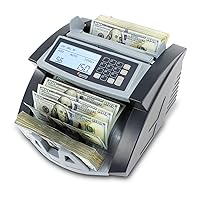 Cassida 5520 UV/MG - USA Money Counter with ValuCount, UV/MG/IR Counterfeit Detection, Add and Batch Modes - Large LCD Display & Fast Counting Speed 1,300 Notes/Minute