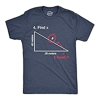Find X T Shirt Funny Saying Math Teacher Graphic Sarcastic Gift Novelty Dad Joke