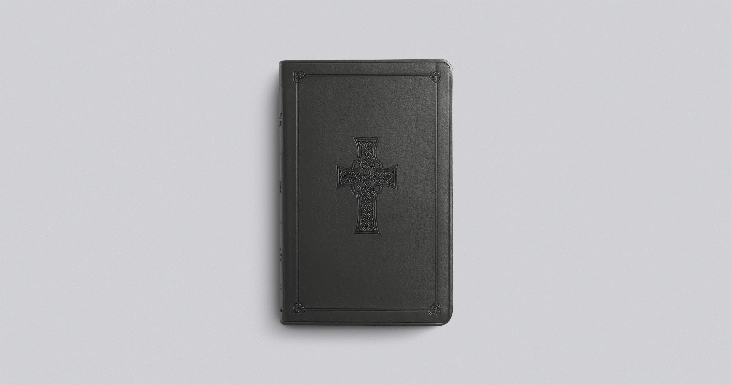 ESV Value Thinline Bible (TruTone, Charcoal, Celtic Cross Design)