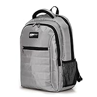 Mobile Edge SmartPack Laptop Backpack for Men and Women, Fits 16-inch Laptops, for Work, Business, Travel, Ultra Lightweight and Sleek, Silver